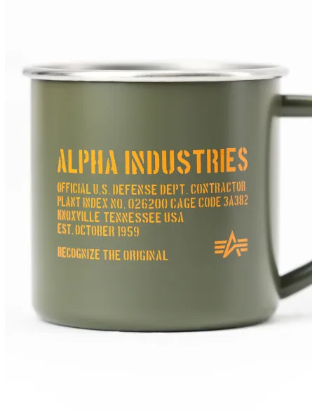 TAZA ACERO ALPHA VERDE