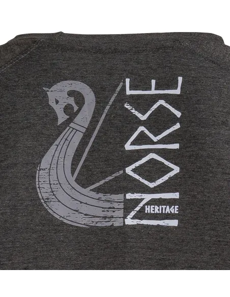 CAMISETA RAGNAR AESIR NORSE GRIS