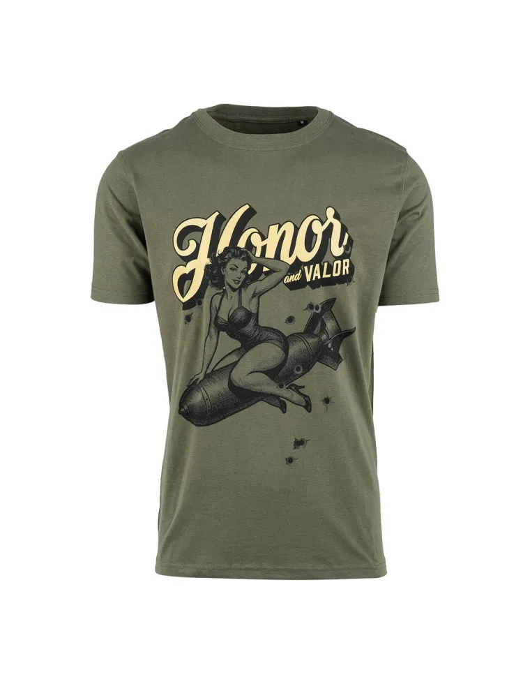 CAMISETA FOSTEX PIN UP HONOR AND VALOR 