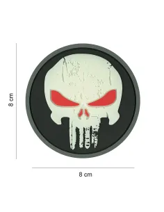 PARCHE PVC PUNISHER RED EYES GLOW 8001