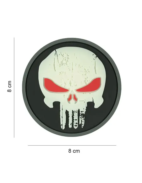 PARCHE PVC PUNISHER RED EYES GLOW 8001
