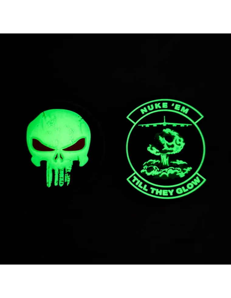PARCHE PVC PUNISHER RED EYES GLOW 8001