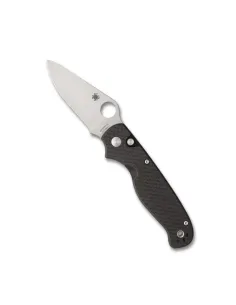 NAVAJA SPYDERCO BUTTON UP CARBON