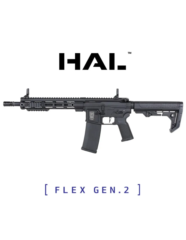 SPECNA ARMS SA-F05-RL FLEX GEN2 HAL ETU BRUSHLESS LIGHT OPS STOCK NEGRO AIRSOFT