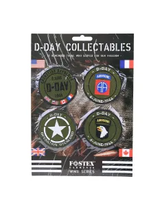 SET 4 PARCHES D-DAY