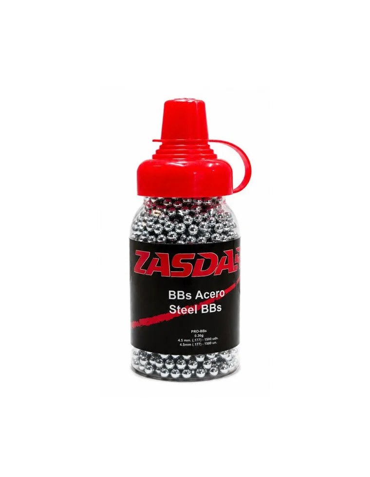BOTE 1500 BALINES ACERO BB 4,5mm ZASDAR