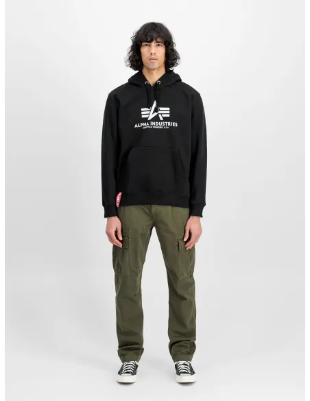 SUDADERA CAPUCHA ALPHA IND. NEGRA