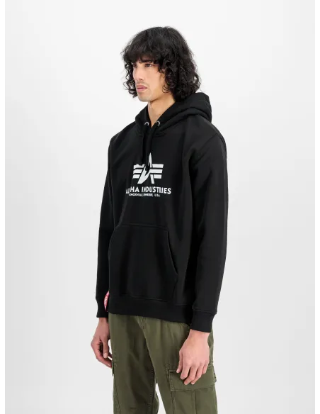 SUDADERA CAPUCHA ALPHA IND. NEGRA