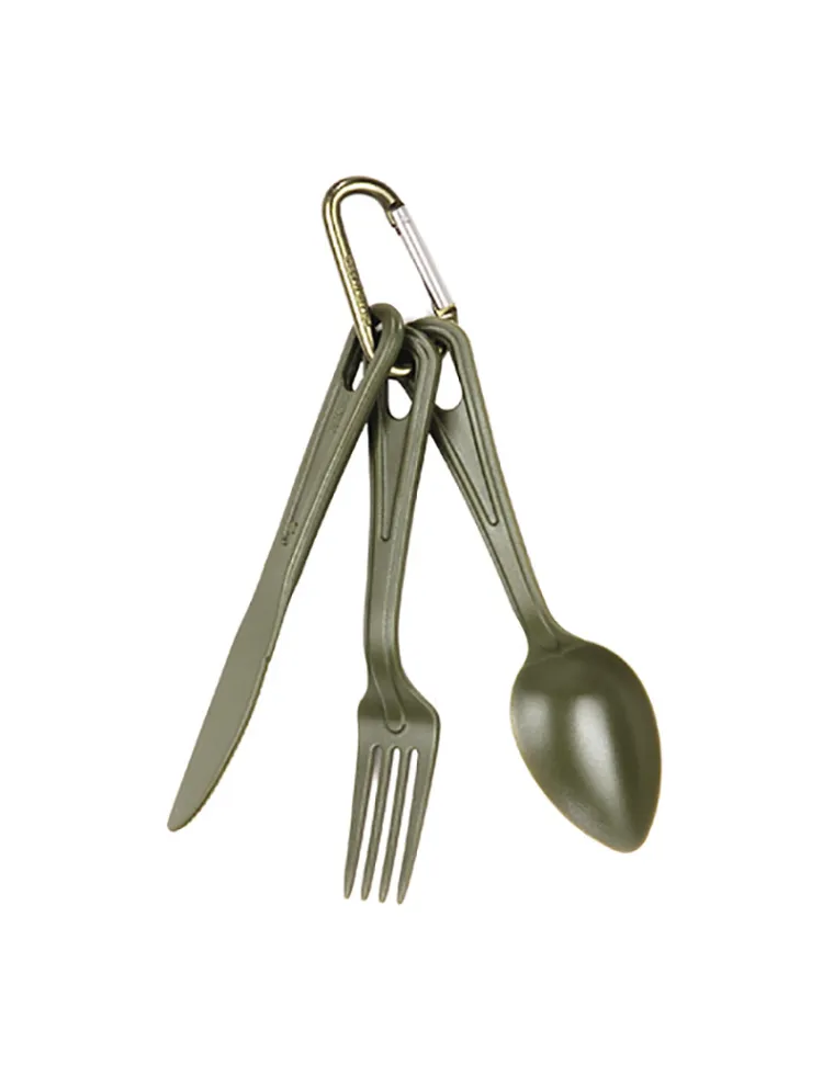 SET CUBIERTOS LEXAN CON MOSQUETON