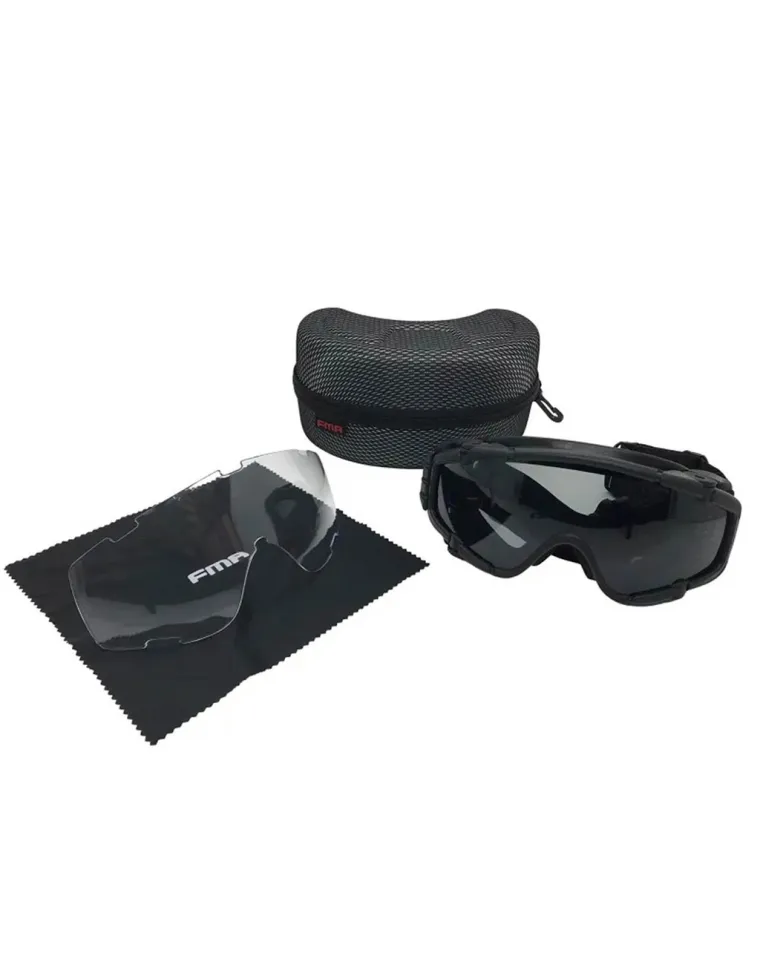 GAFAS FMA CON VENTILADOR NEGRO