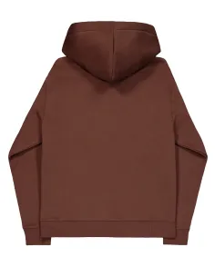 SUDADERA CAPUCHA ALPHA MARRON 2