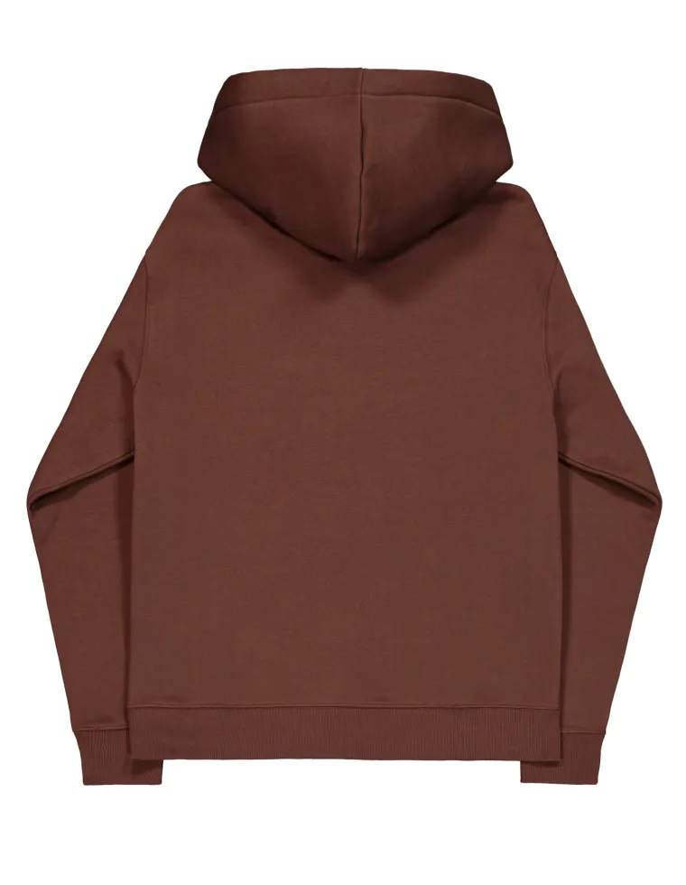 SUDADERA CAPUCHA ALPHA MARRON