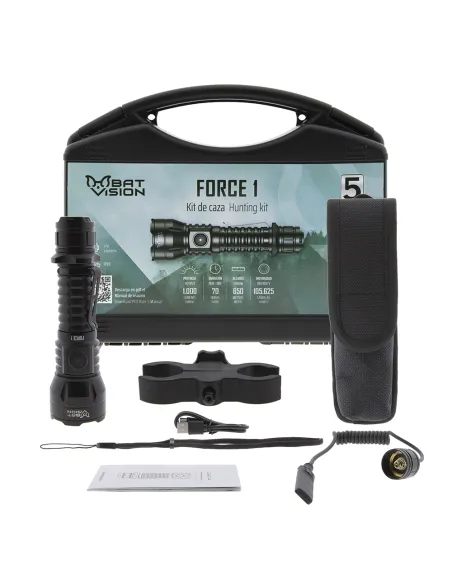 LINTERNA B-VISION FORCE ONE KIT CAZA