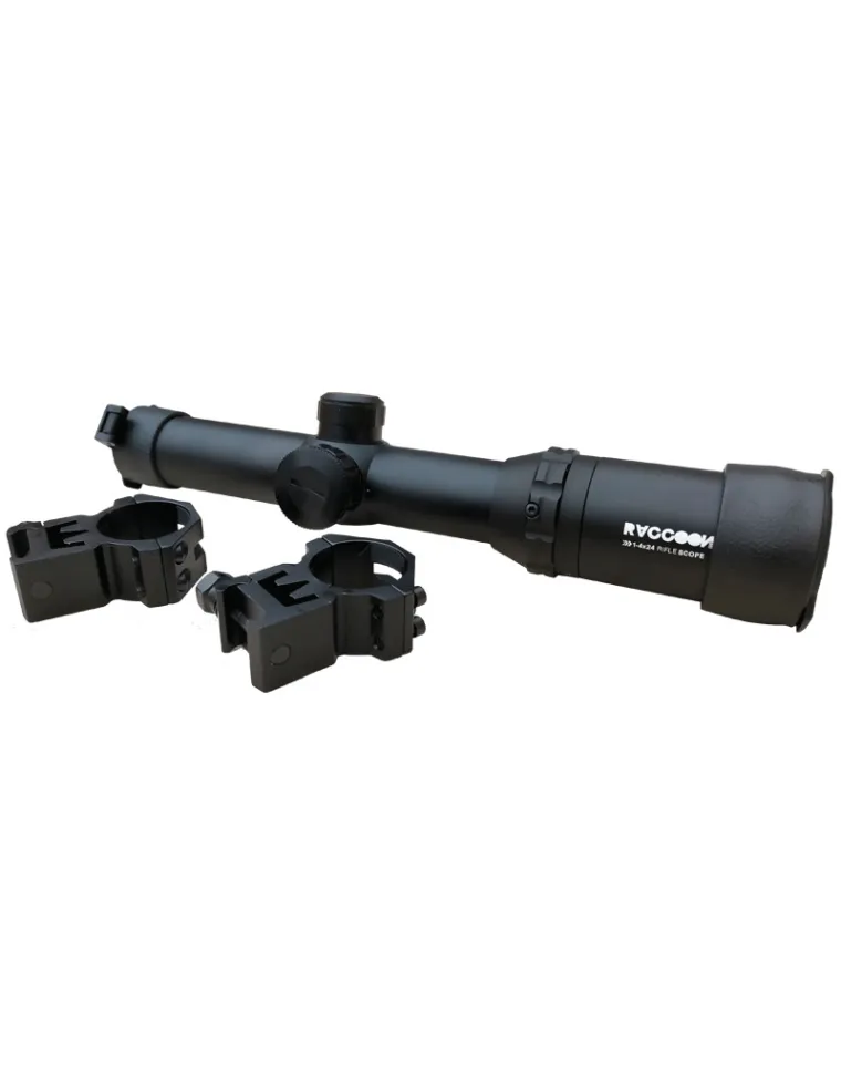 OPTICA RACCOON 1-4X24 RETROILUMINADA