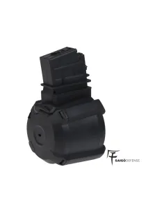 CARGADOR DRUM ELECTRICO 36 1000 RDS NEGRO SAIGO DEFENSE