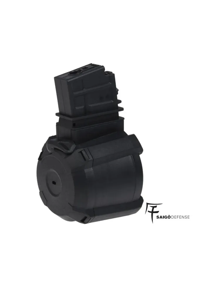 CARGADOR DRUM ELECTRICO 36 1000 RDS NEGRO SAIGO DEFENSE