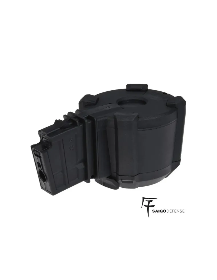 CARGADOR DRUM ELECTRICO 36 1000 RDS NEGRO SAIGO DEFENSE