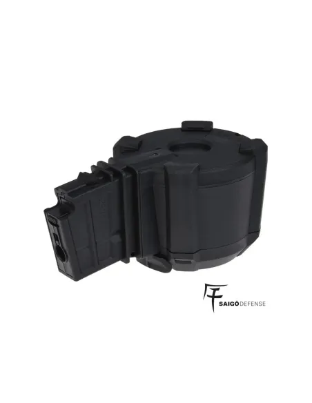 CARGADOR DRUM ELECTRICO 36 1000 RDS NEGRO SAIGO DEFENSE