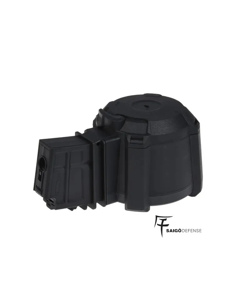 CARGADOR DRUM ELECTRICO 36 1000 RDS NEGRO SAIGO DEFENSE