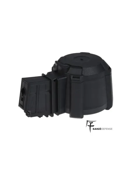 CARGADOR DRUM ELECTRICO 36 1000 RDS NEGRO SAIGO DEFENSE