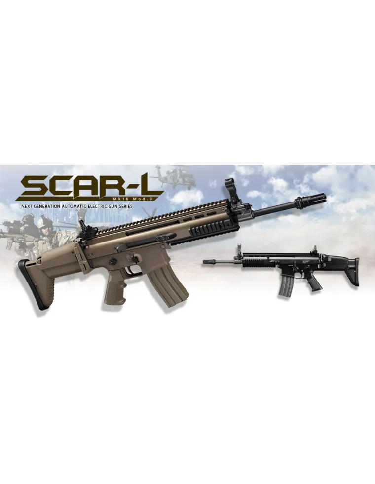 REPLICA MARUI SCAR L NEGRO RECOIL AIR SOFT