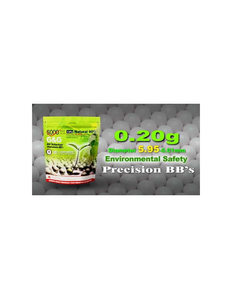 BOLAS BIO G&G 0,20g 5000bb