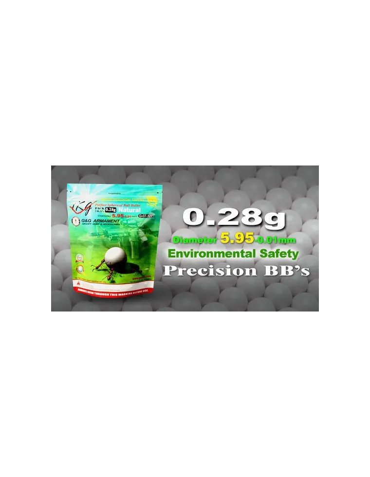 BOLAS BIO G&G 0,28g 1 Kg