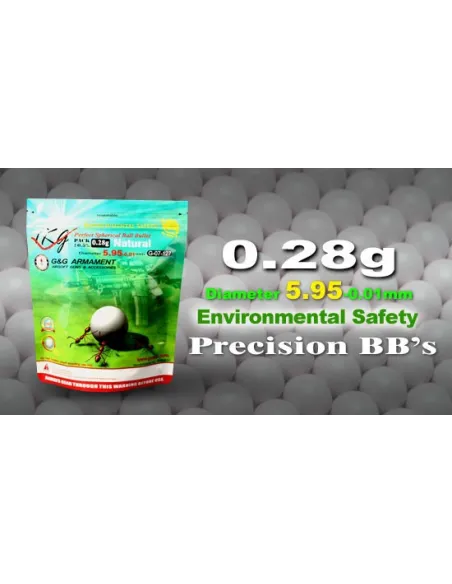 BOLAS BIO G&G 0,28g 1 Kg