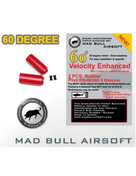 GOMA HOP UP MAD BULL ROJA (PAR)