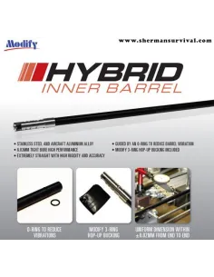 CAÑON MODIFY 6,03 G36C/CAR15/P90 247mm