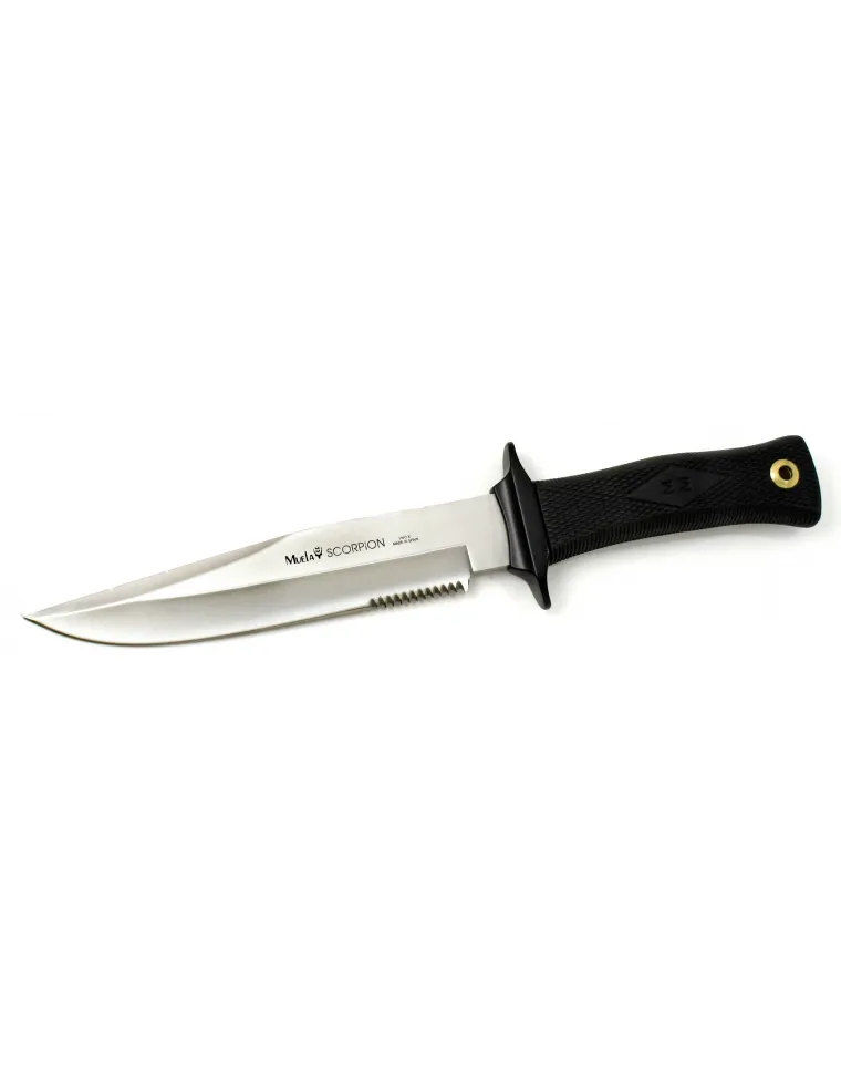 MUELA CUCHILLO SCORPION PLATA