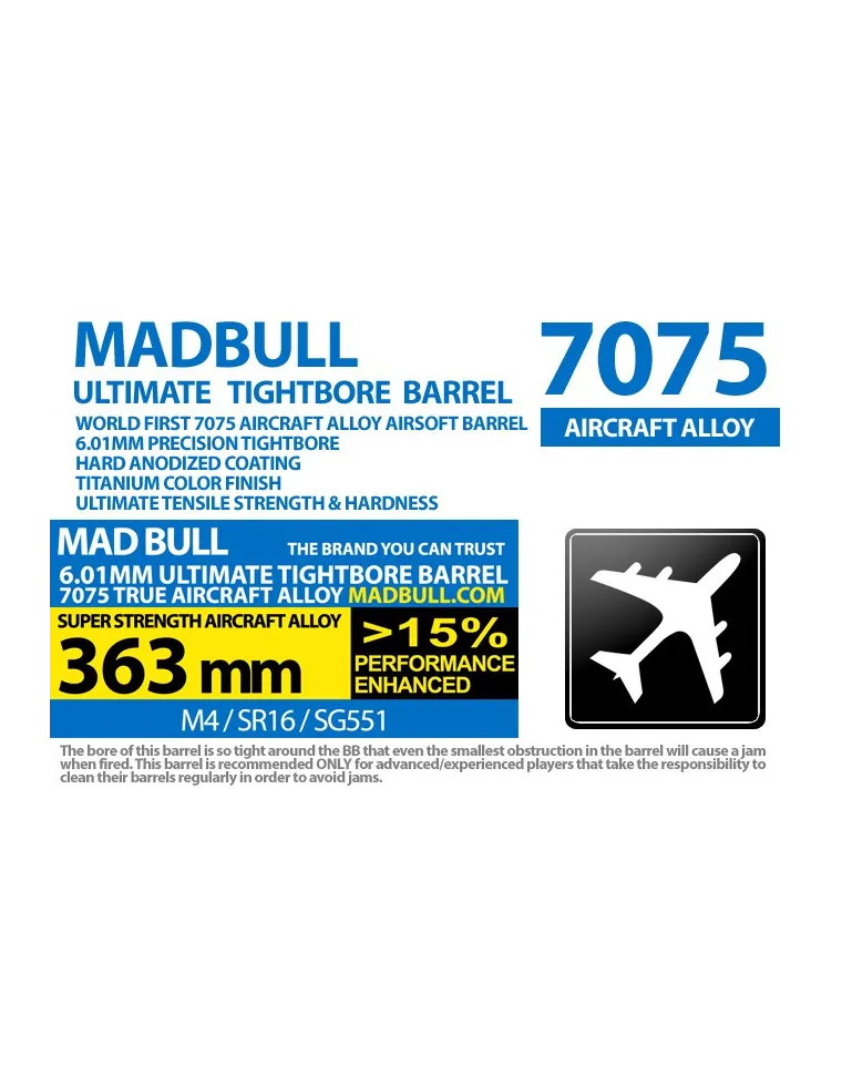 CAÑON MAD BULL 6,01 M16A2