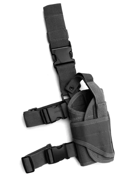 FUNDA PISTOLA TACTICA NEGRA AJUSTABLE