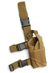 FUNDA PISTOLA TACTICA TAN AJUSTABLE