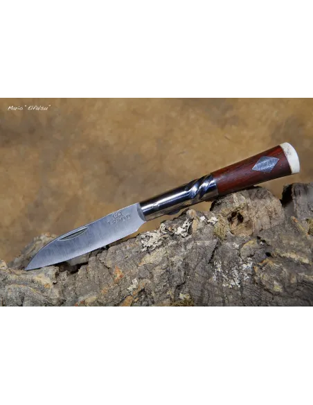 NAVAJA TARAMUNDI PLATA PEQUEÑA COCOBOLO