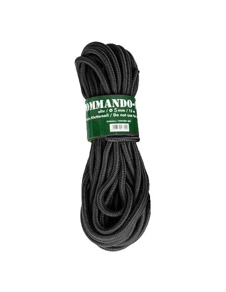 CUERDA 5mm NEGRA 15M