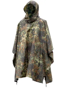 PONCHO RIPSTOP FLECKTARN MILT