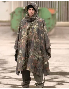 PONCHO RIPSTOP FLECKTARN MILT 2