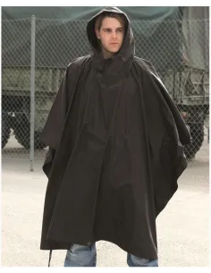PONCHO RIPSTOP NEGRO MILT 2