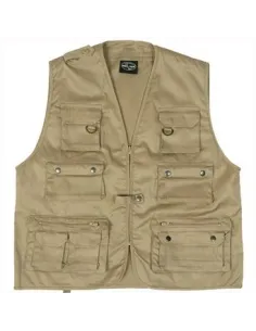 CHALECO SAFARI KAKI