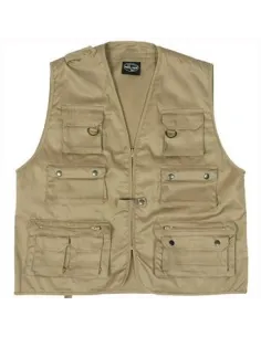 CHALECO SAFARI KAKI