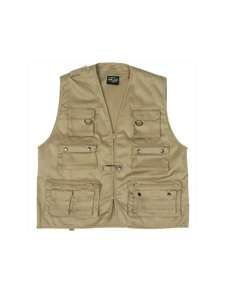 CHALECO SAFARI KAKI