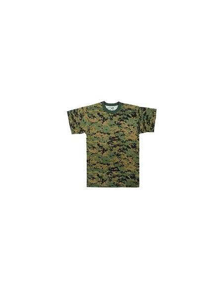 CAMISETA CAMO DIGITAL WOODLAND