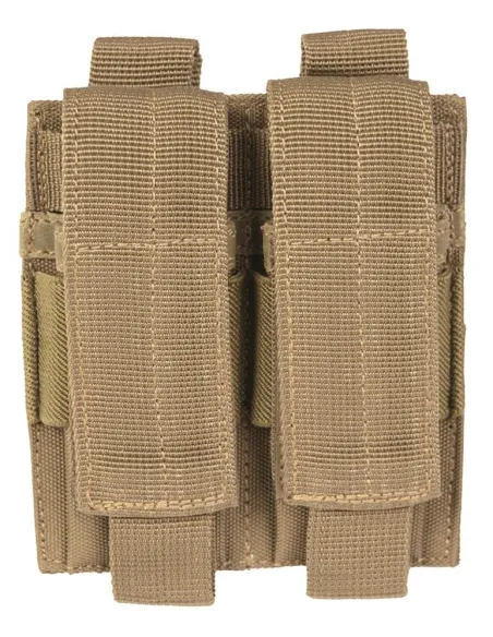 PORTACARGADOR DOBLE PISTOLA MOLLE COYOTE