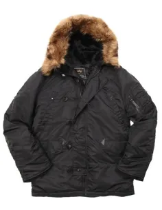 PARKA N3B ALPHA NEGRO