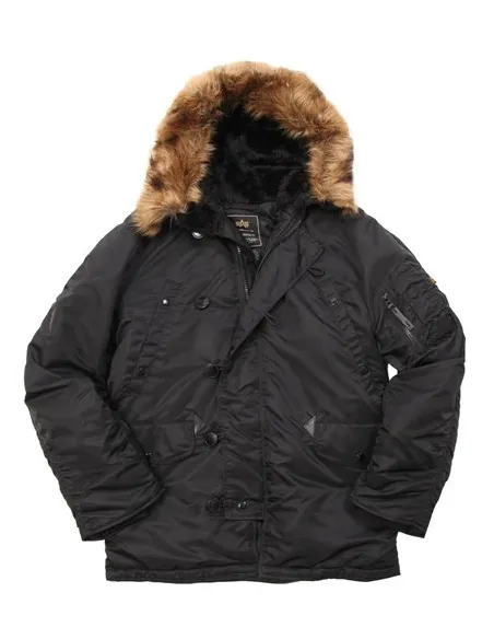 PARKA N3B ALPHA NEGRO