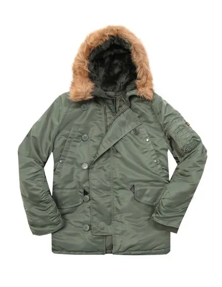 PARKA N3B ALPHA SAGE GREEN