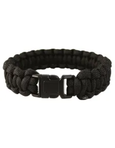 PULSERA PARACORD 22mm NEGRO