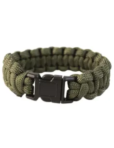 PULSERA PARACORD 22mm VERDE