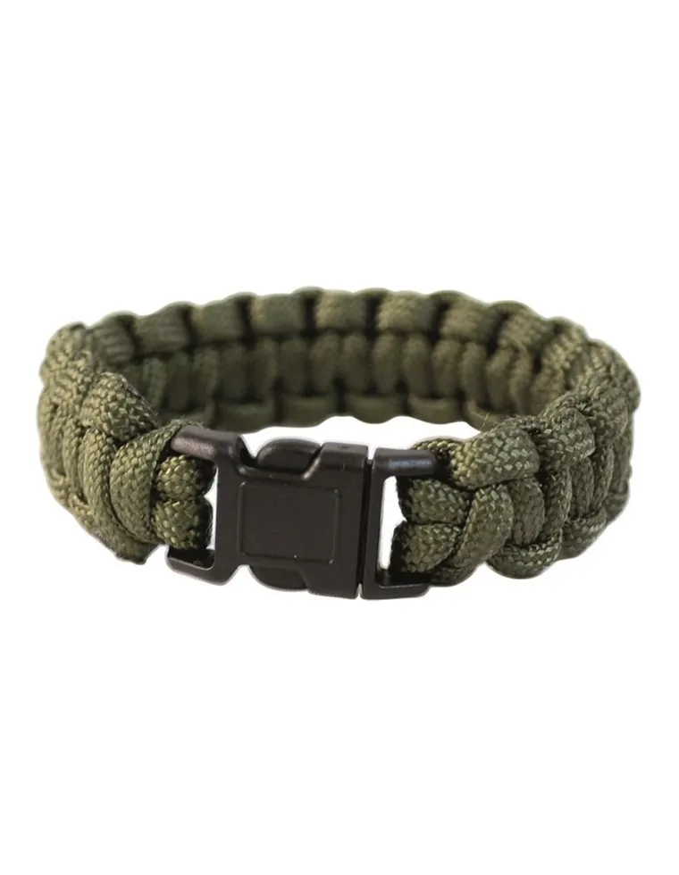 PULSERA PARACORD 22mm VERDE